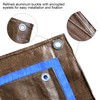STARPYNG-5 Mil Brown/Blue 16x20 Feet Tarp-LightDuty Waterproof Tarpaulin-Waterproof, UV Resistant,