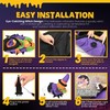 Solpex Halloween Inflatable Decoration, Inflatable Witch decoration with Pumpkin, 135cm/