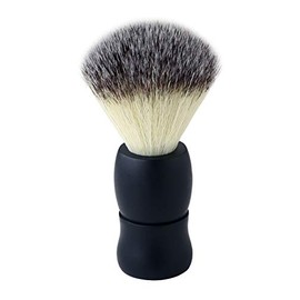 Pearl Shaving Brush with Cruelty-Free Imitation Badger Bristles | Classic & Traditional Shaving Brush | Environment Friendly | Elegant wet shaving product SBB-15 SY (MATT BLACK)