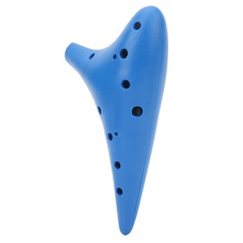 Ocarina Instrument, Ocarina Plastic Blue Easy Playing for Home