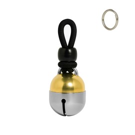 Noble Bells Hand Made in USA, Extra Loud Cat or Dog Collar Bell, designed for pet tracking, potty training, and outside use, large