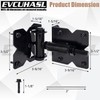Self Closing Gate Hinges Heavy Duty for Vinyl/Wooden Fence Gates,