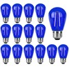 LRSUEYSKIN S14 Blue LED Bulb Replacement LED Light Bulbs 2W