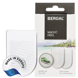 Bergal Magic Heel Invisible Gel Heel Cushions m transparent