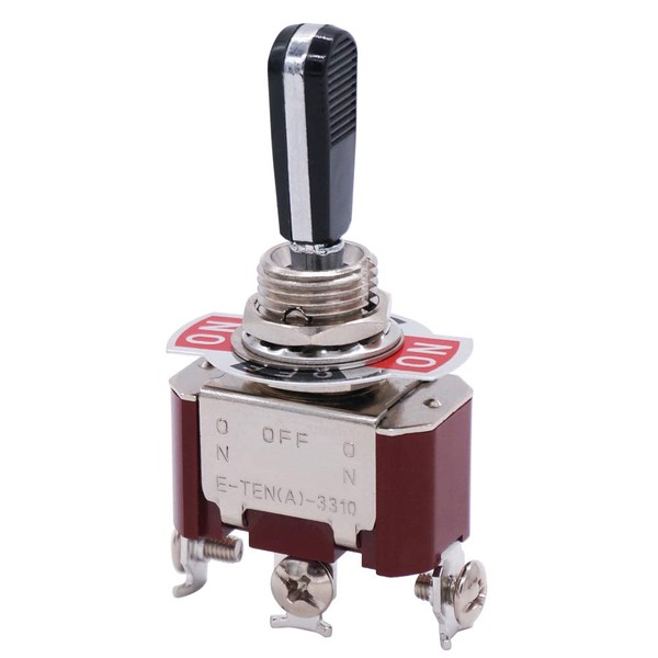 mxuteuk High Performance Toggle Switch 20A 125V SPDT 3-Pin 3-Pin
