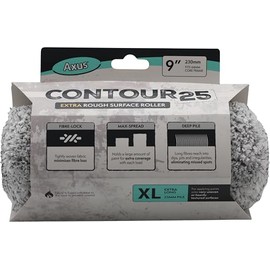 AXUS - 9" Contour 25 Extra Rough Surface Roller Sleeve - AXU/RO9XL