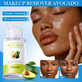 Avocado Gentle Makeup Remover, Watery Texture,Nourishing Moisturizing Cleanser