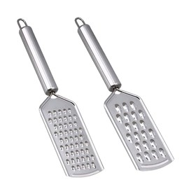 2Pcs Mini Cheese Grater With Handheld Cheese Stainless Steel Shredder Kitchen Small Graters for Cheese Hand Grater & Vegetable Grater