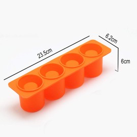 2Pcs Succulent Plants Pot Concrete Cement Mold Flower Pot Plaster Moulds Ice Shot Glass Molds Tea Light Candle Holder Pen Holder Resin Epoxy Casting Mold (Random Color)