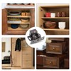 Luomorgo 24 Pack Double Roller Catch Cabinet Latches with Spear