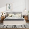 TUTOTAK End Table with Charging Station, Side Table with 2