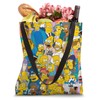 The Simpsons Springfield Characters Print Tote Bag