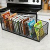 Qinpufu Spice Organizer for Cabinet, 6 Grid Metal Spice Rack,
