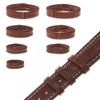 SUPERFINDINGS 14Pcs 7 Sizes Leather Watch Band Keeper Watch Band