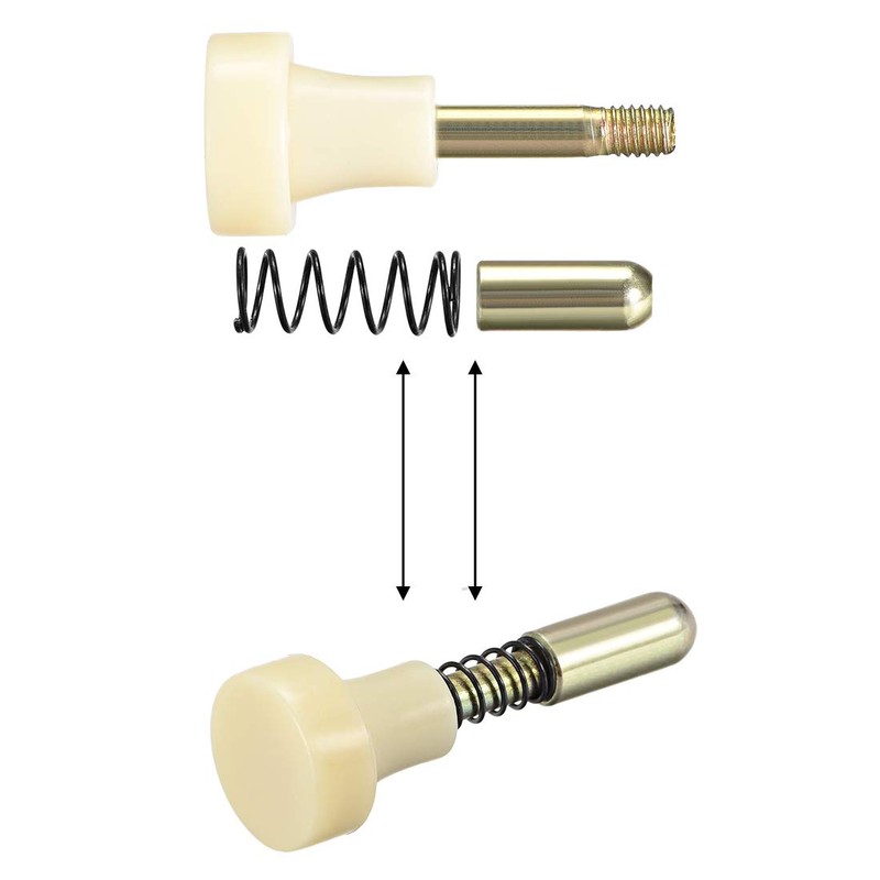 uxcell Plunger Latches Spring-Loaded 6.3mm Dia Head 5.5mm Dia Spring
