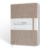 WELTWERK®️ Notizbuch (B6+) Hardcover mit Gewebeeinband - 264 Seiten, 100