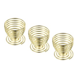 M METERXITY 3 Pack Air Plant Holders - Metal Planter Stand Air Plants Flower Pot Rack Apply to Home Weddings Decor(Gold, 2" x 2.1")