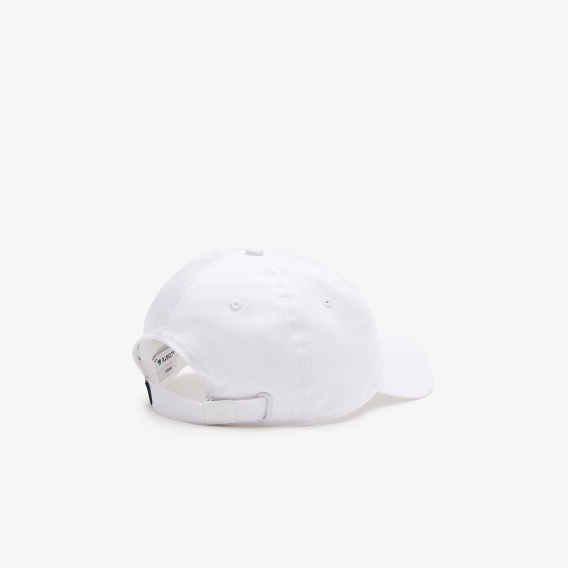 Lacoste Unisex_Adult Rk9871 Cap, White, One Size