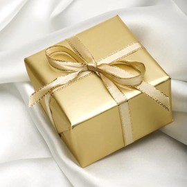 ADQUATOR Gold Metallic Wrapping Paper Sheets, 50cm*70cm Solid Color Matte Wrapping Paper for Birthday Gift Wrap,DIY Crafts,Wedding, Christmas,Baby Shower,Festive Decorations