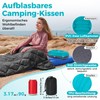ATEPA Inflatable Camping / Travel Cushion AA2530_PEACOCKBLUE-EUKT