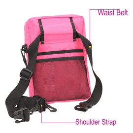 Tuhaoge Multifunctional Nurse Storage Bag，Nurse Kit Practical Waist Bag ，Nurse Pocket Storage Bag (RoseRed)