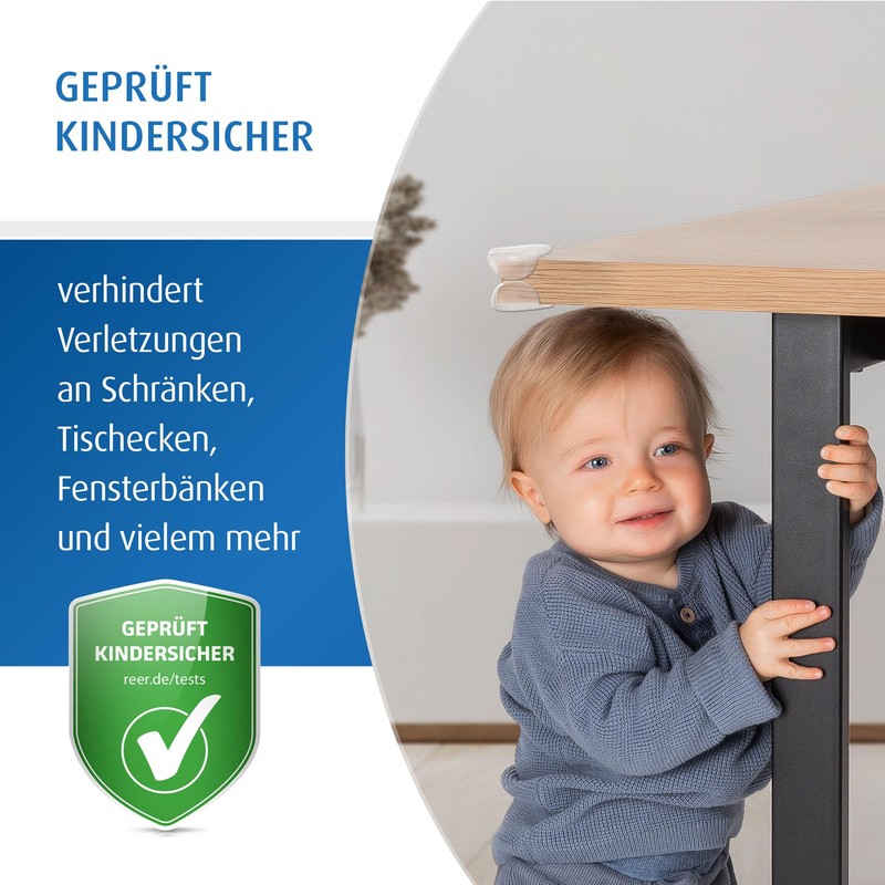 reer Baby Corner Protectors | Pack of 4 | Clear