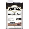 Watco 68041 Wipe-On Polyurethane Finish, Quart, Clear Gloss