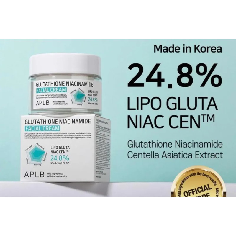 Aplb - Glutathione Niacinamide Facial Cream Momento De Aplicación Día