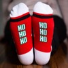 Santa Ankle Socks | Woven Low Cut | Costume &