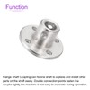 DMiotech 2pcs 6mm Flange Shaft Fitting Rigid Guide Shaft Coupler