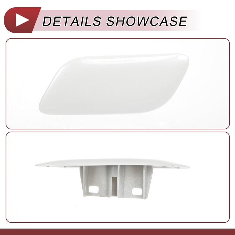 HEROFFIX Front Left Bumper Headlight Washer Nozzle Cover Cap No.8504560040A0
