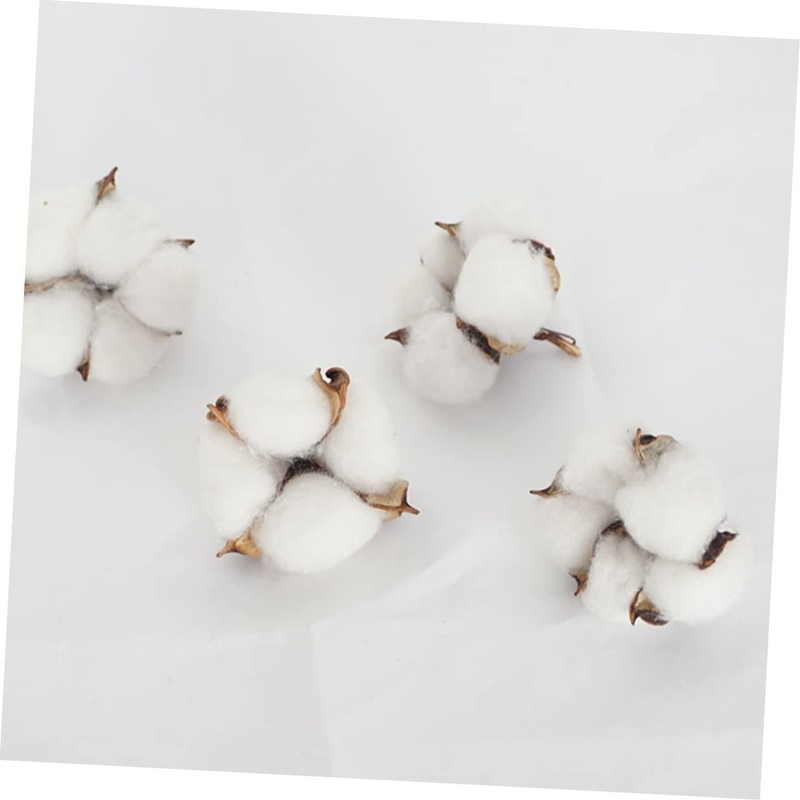 CHILDWEET Christmas Tree Decorations 10pcs DIY Cotton Ball Ornaments Soft