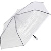 iX-brella Pocket Umbrella Transparent with Lens Effect and Coloured Handle