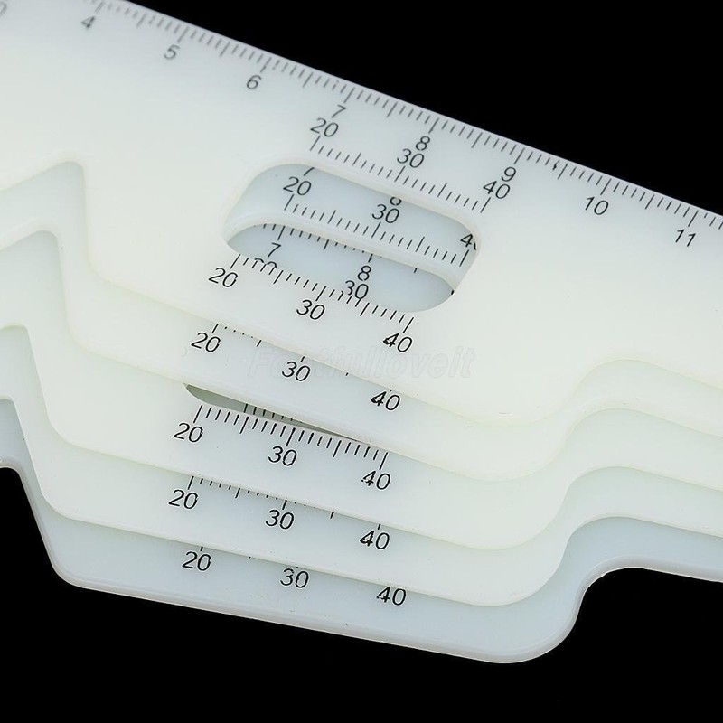 EFK-II SUPPLY 2 Pieces Optical PD Ruler Pupil Distance Meter