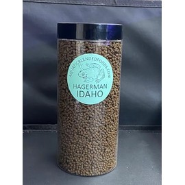 AQUATICBLENDEDFOODS African Clawed Frog Soft Food Bits - Aquatic Frog Food 2.4mm with Squid,Shrimp & Spirulina ABF282FC (12oz)