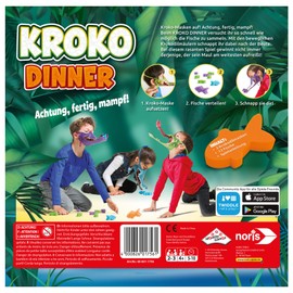 Noris 606011756 Crocodile Dinner, Party and Skill Game