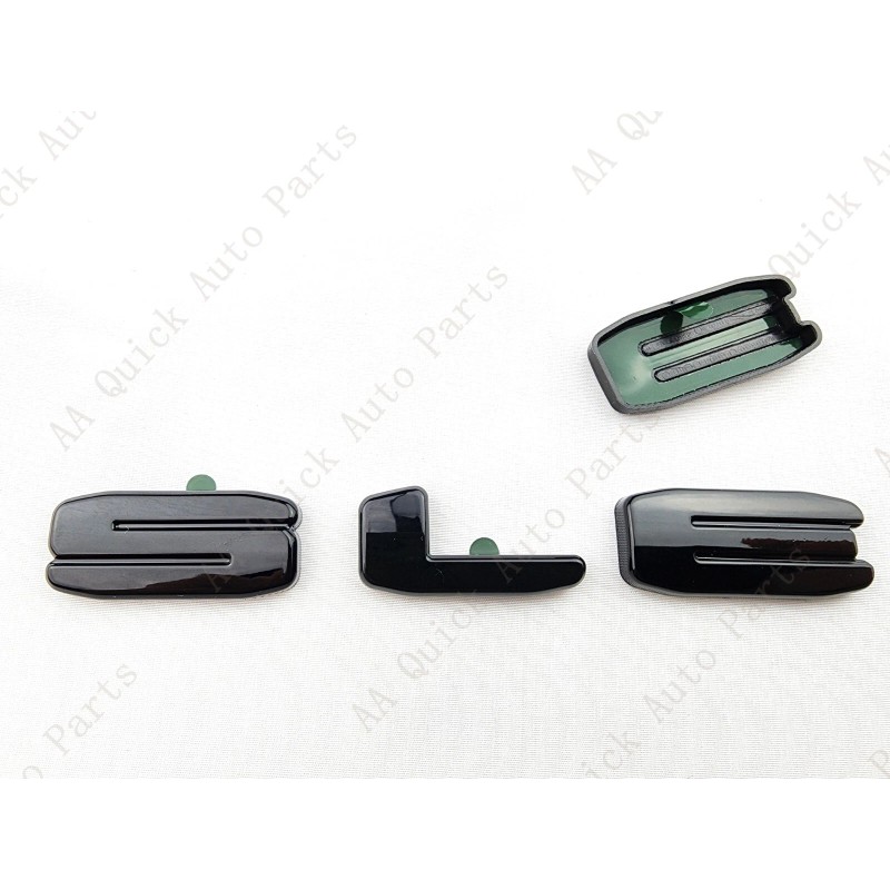 GMC 5PC Gloss Black Door Rear Tailgate Acadia SLE OVERLAY