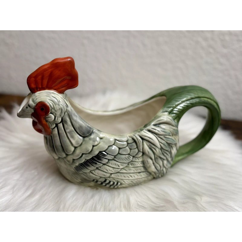 Target John Derian x Target Stoneware Fall Rooster Gravy Boat