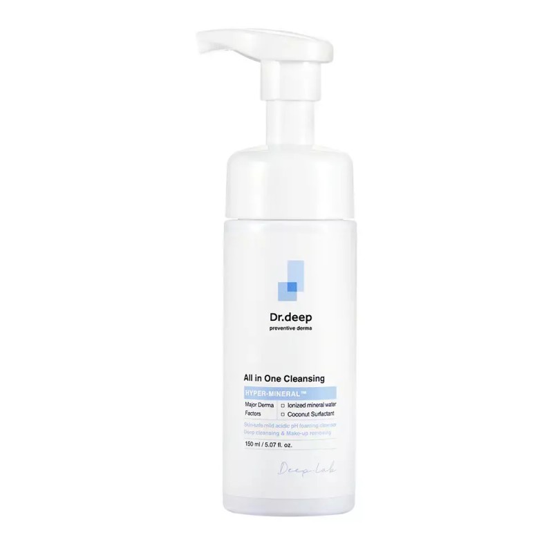 Dr. Deep [닥터딥] 미네랄 요철개선 올인원 클렌징폼 150ml, 1개 [Dr.