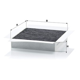 Original MANN-FILTER Interior Filter CUK 2032 – Pollen filter with active charcoal – For passenger cars