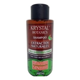 Shampo Krystal Botanics Extractos Naturales Sábila, Menta...