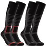 2 Pairs of Ski Socks Men's & Women's Ski Knee