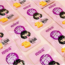 GAGAZUI Fish Tofu Surimi Beancurd snacks 30 Sachets 660g Crab Flavor鱼豆腐蟹香味