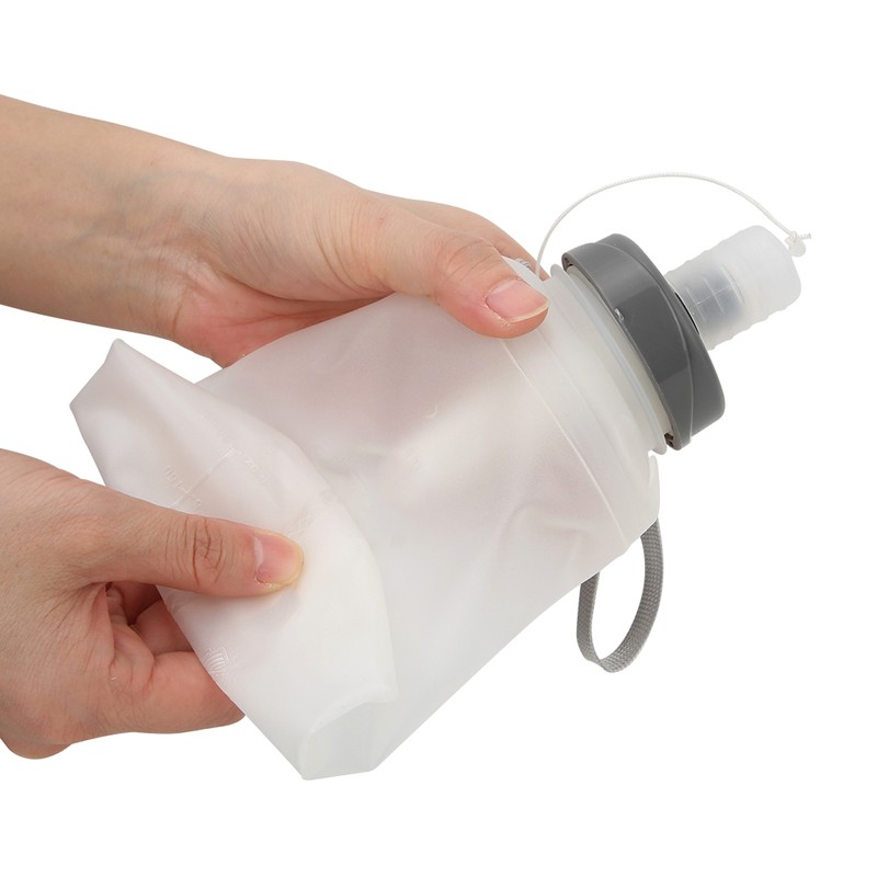 750ml Large Opening Diameter Folding Soft Kettle Portable Silicone Water