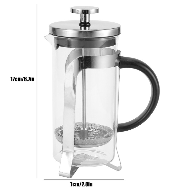 High Temperature Resistant Coffee Pot Filter Press Pot Glass Tea