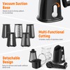 Rotary Cheese Grater Hand Crank with 5 Interchangeable Blades, Vegetable