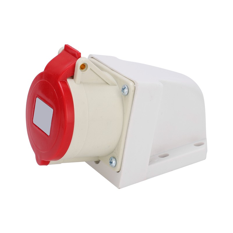 2pcs 4Pin Industrial Socket 32A 3 Phase IP67 Waterproof Insulated