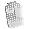 DecorRack Adjustable Hanging Storage, 3 Bins Over Shower Door Organizer,