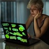 A-SUB Glow in The Dark Printable Vinyl Sticker Paper for
