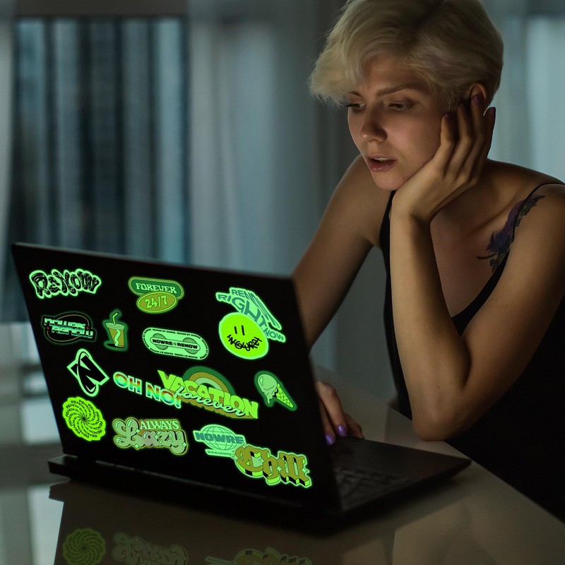 A-SUB Glow in The Dark Printable Vinyl Sticker Paper for